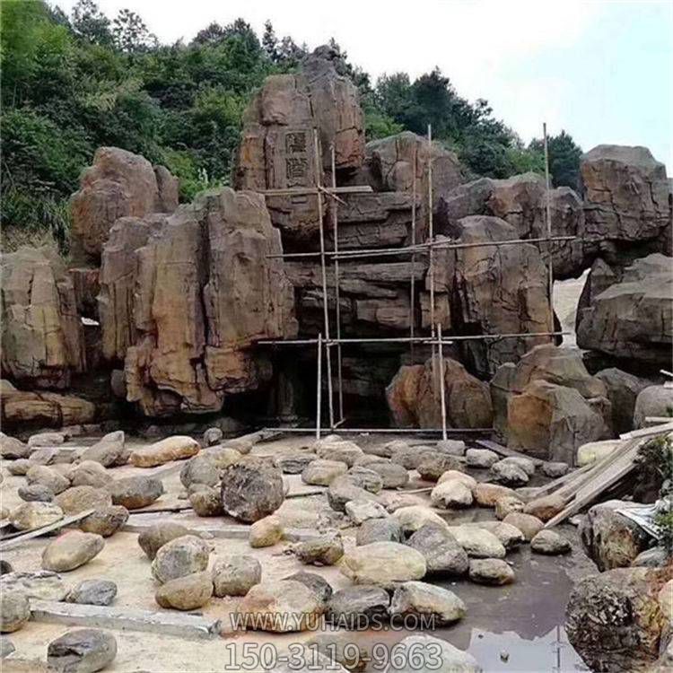 景區(qū)戶(hù)外造景水泥塑石假山景觀雕塑