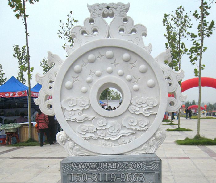公園廣場擺放漢白玉雙龍石門墩招財(cái)抱鼓石裝飾擺件 公園廣場擺放漢白玉雙龍石門墩招財(cái)抱鼓石裝飾擺件