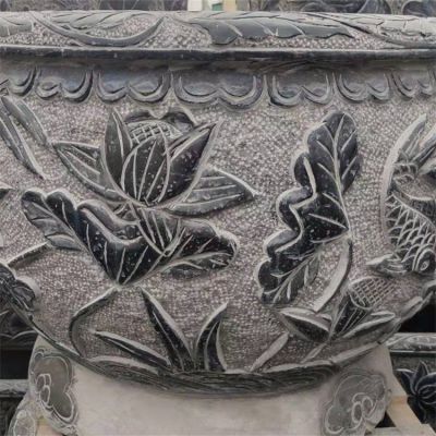 浮雕戶(hù)外園林景觀大型魚(yú)缸