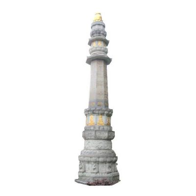 石雕經(jīng)幢，寺廟經(jīng)幢石刻