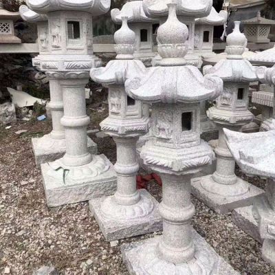 花崗巖石雕燈，中國傳統(tǒng)古建照明燈籠
