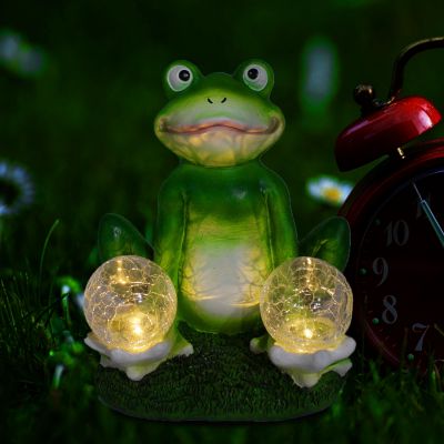 廣場(chǎng)、街道樹脂創(chuàng)意青蛙雕塑