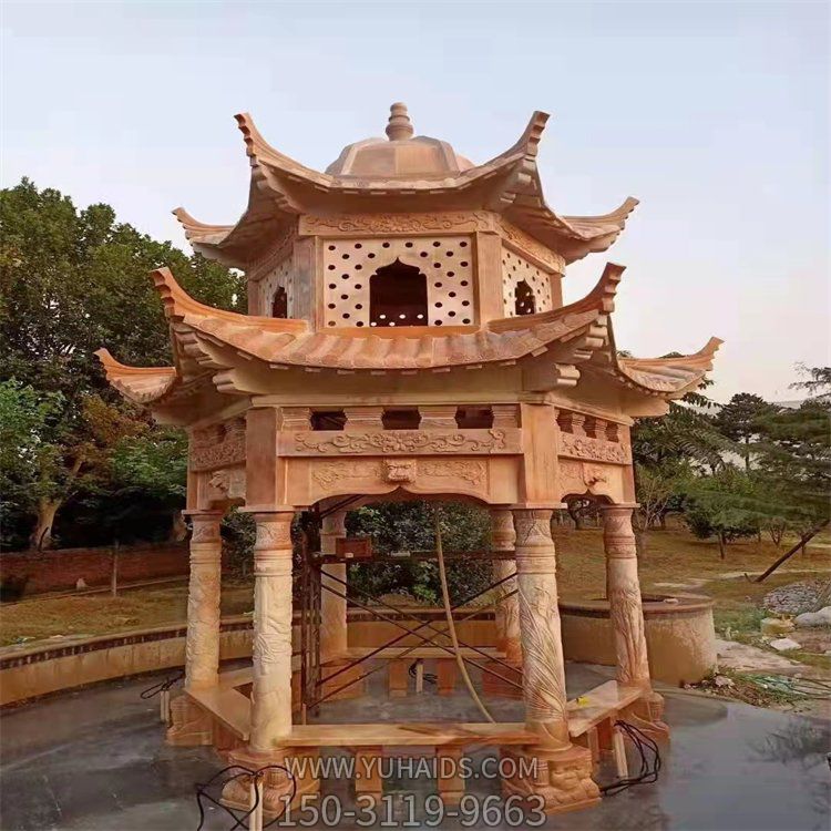 戶外園林庭院大理石晚霞紅二層中式?jīng)鐾さ袼?>
                                <h2>戶外園林庭院大理石晚霞紅二層中式?jīng)鐾さ袼?參數(shù)說明</h2>
                                                                        <table>
                                      <tr>
                                        <th>產(chǎn)品標題</th>
                                        <td>戶外園林庭院大理石晚霞紅二層中式?jīng)鐾さ袼?/td>
                                      </tr>
                                      <tr>
                                        <th>發(fā)布時間</th>
                                        <td>2023-06-08 07:22</td>
                                      </tr>
                                      <tr>
                                        <th>價格</th>
                                        <td><span>電話咨詢</td>
                                      </tr>
                                                                              <tr>
                                          <th>雕刻內容</th>
                                          <td>園林、涼亭、園林</td>
                                        </tr>
                                                                              <tr>
                                          <th>制作材質</th>
                                          <td>晚霞紅、大理石</td>
                                        </tr>
                                                                          </table>
                                <h2>戶外園林庭院大理石晚霞紅二層中式?jīng)鐾さ袼?詳細說明</h2>
                                <p>玉海雕塑是一家綜合性的雕塑公司，擁有多款戶外園林庭院大理石晚霞紅二層中式?jīng)鐾さ袼苣Ｐ?，可加工定制多種戶外園林庭院大理石晚霞紅二層中式?jīng)鐾さ袼埽С植馁|、樣式、風格、尺寸大小等方面的調整修改定制。我們所加工制作的戶外園林庭院大理石晚霞紅二層中式?jīng)鐾さ袼苜|優(yōu)價廉，遍布全國多個省市地區(qū)，想要了解更多案例圖片，請電話或微信咨詢。材質、大小、樣式等都可以按需定制，還可根據(jù)您提供給的戶外園林庭院大理石晚霞紅二層中式?jīng)鐾さ袼軜訄D進行制作！如有相關需求，歡迎致電（微信同號）：<span>150-3119-9663</span></p>
                                                                <div   class=