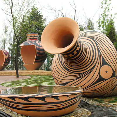 玻璃鋼創(chuàng)意瓶子，休閑公園景觀雕塑