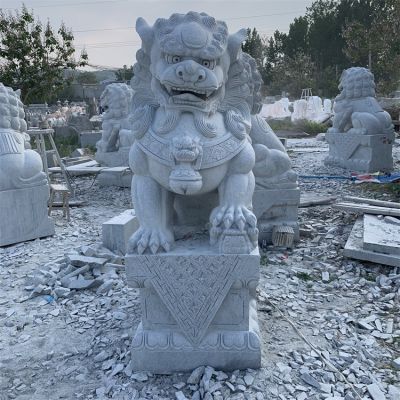 北方石獅子，傳統(tǒng)獅子大理石石雕