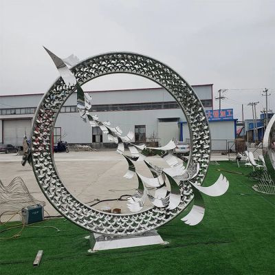 廣場不銹鋼鴿子雕塑是怎么制作出來的？
