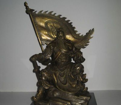 景區(qū)寺廟大型銅雕佛像關公雕塑