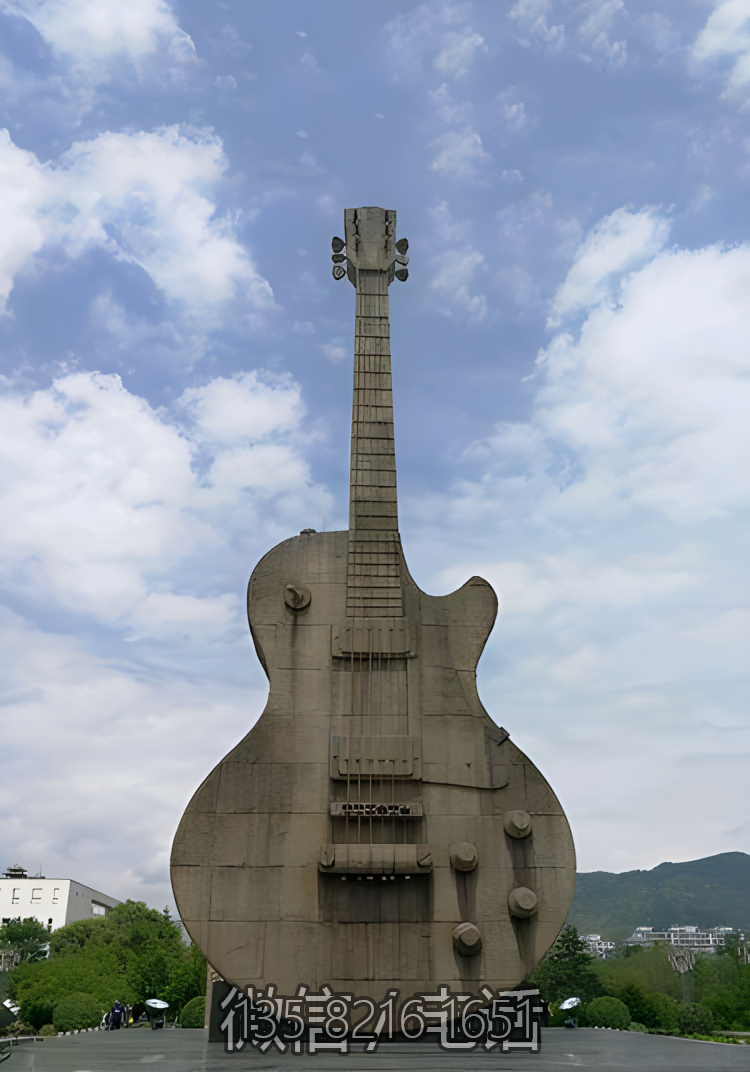 大型吉他景觀(guān)雕塑