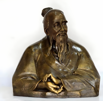 玻璃鋼樹(shù)脂名醫(yī)景觀(guān)中醫(yī)定制扁鵲雕塑