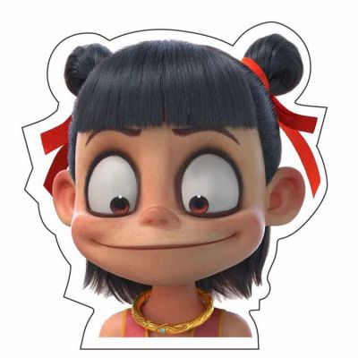 網(wǎng)紅魔童降世哪吒雕塑，樹脂玻璃鋼卡通人物雕塑