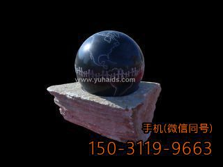 單層紅色、黑色大理石風(fēng)水球